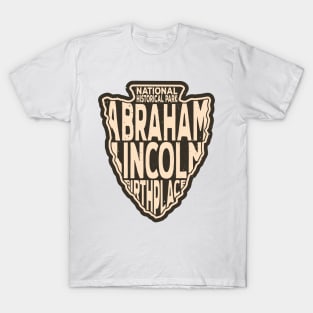 Abraham Lincoln Birthplace National Historical Park name arrowhead T-Shirt